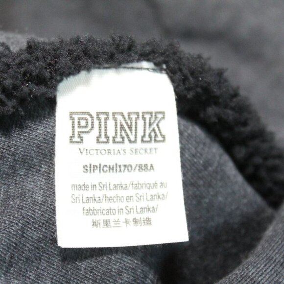 ✨2/$20 PINK Victoria's Secret 2in1 Reversible Sherpa Zip Jacket Small H12156 - Picture 7 of 11